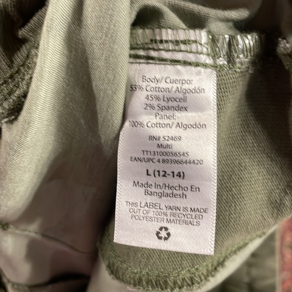 Time & Tru size large 2 pairs of utility joggers - Picture 3 of 4